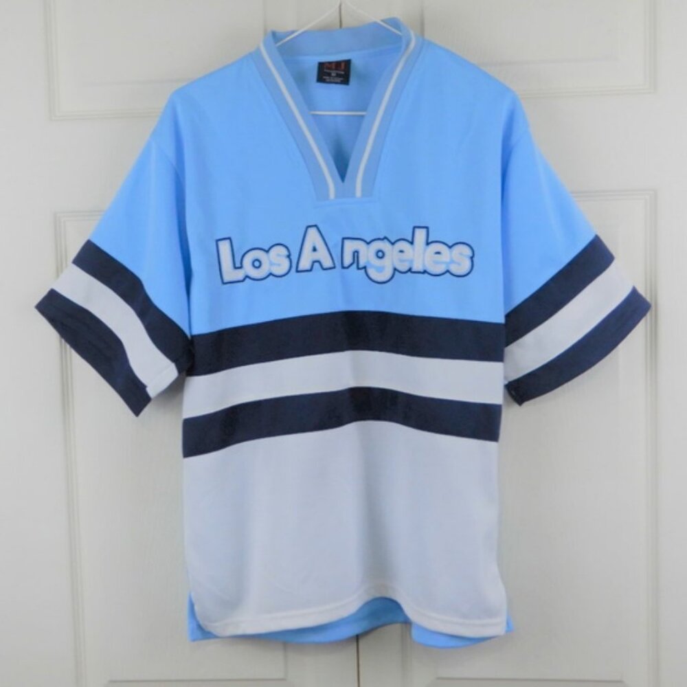 Shirt & Short Set MJ Collection Blue & White (A001)